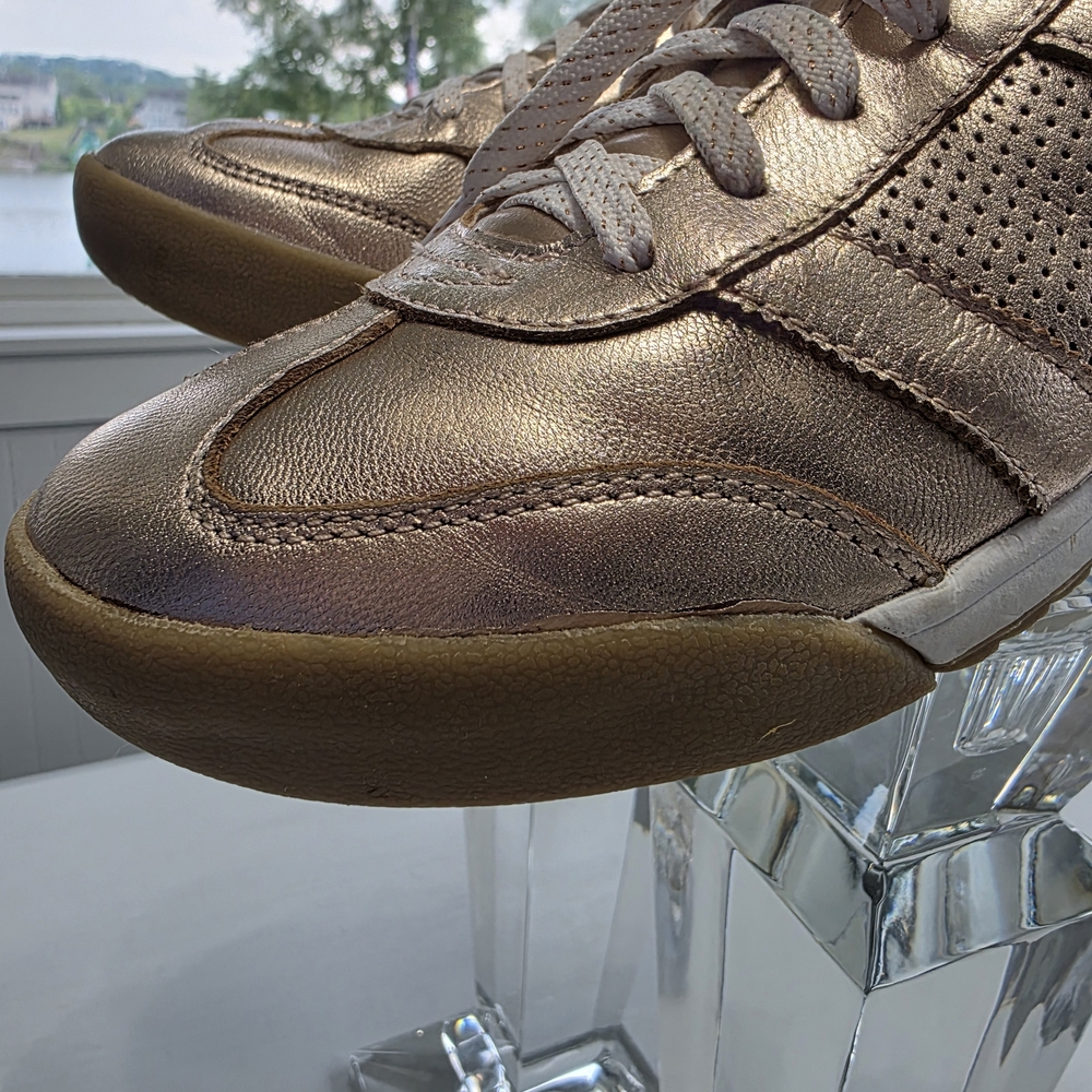 Skechers Gold Lace-Up Sneakers - Picture 4 of 9